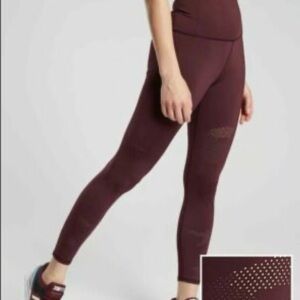 Athleta Persistence Laser cut 7/8 High-Waisted Leggings